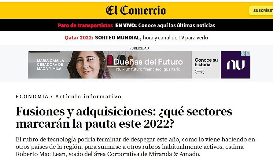 Fusiones y adquisiciones: qu sectores marcarn la pauta este 2022?